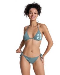 Zestaw dwuczęściowy bikini damski SOLID ESSENTIALS. Niebieskie stroje kąpielowe damskie Roxy, xl, bez wzorów, z elastanu. Za 219.99 zł.