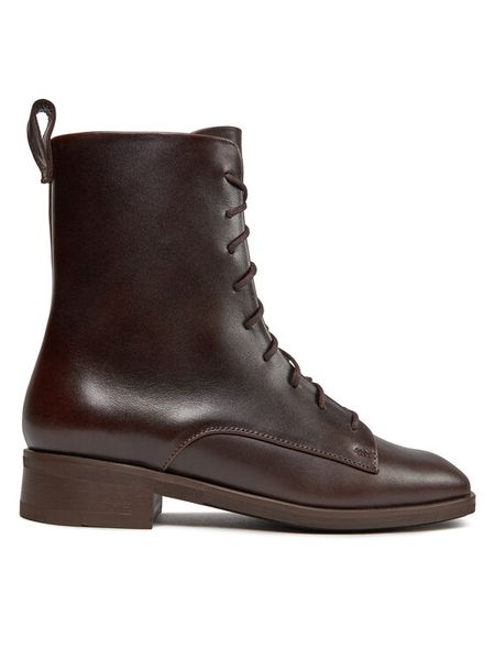 Balagan Botki Tzava Brązowy. Brązowe botki damskie BALAGAN, bez wzorów, ze skóry, bez obcasa, na płaskiej podeszwie, bez zapięcia. Za 799.99 zł.