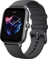 Smartwatch Amazfit GTS 3 Czarny (W2035OVN). Czarne zegarki smartwatch Amazfit, bez wzorów. Za 625.32 zł.