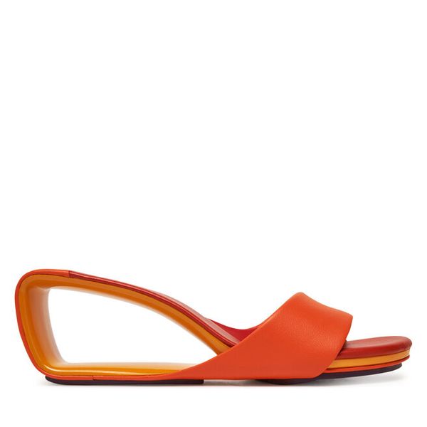 Klapki United Nude. Brązowe klapki damskie United Nude, bez wzorów, bez obcasa, bez zapięcia. Za 1,279.00 zł.