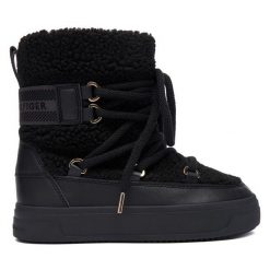 Śniegowce Tommy Hilfiger. Czarne śniegowce damskie Tommy Hilfiger, bez zapięcia. Za 559.99 zł.