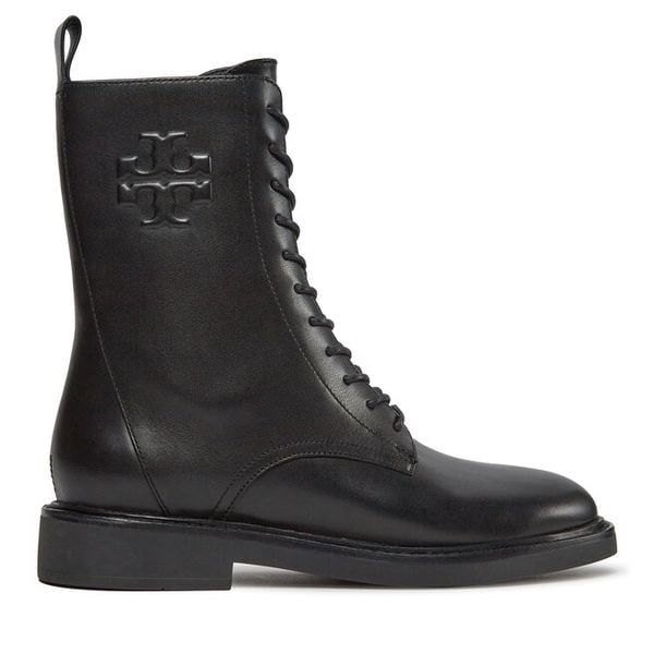 Botki Tory Burch. Czarne botki damskie Tory Burch, bez wzorów, bez obcasa, na płaskiej podeszwie, bez zapięcia. Za 2,519.00 zł.