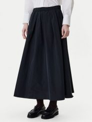 Weekend Max Mara Spódnica trapezowa Curvato 2615101051 Czarny Regular Fit. Czarne spódnice damskie Weekend Max Mara, bez wzorów, z bawełny, trapezowe. Za 989.99 zł.