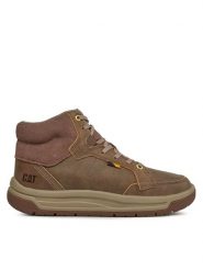 CAT Footwear Trzewiki Apa Cush Mid P725849 Brązowy. Brązowe botki męskie CAT Footwear, bez wzorów, ze skóry, bez obcasa, bez zapięcia. Za 539.99 zł.