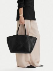 GINO ROSSI Torebka C-LDA7826 Czarny. Czarne shopperki damskie Gino Rossi, bez wzorów, z materiału, bez dodatków. Za 279.99 zł.