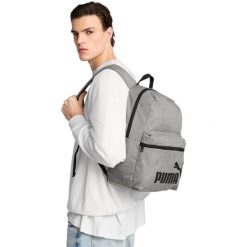 Plecak Puma Phase Backpack Iii 22L, Dla obu płci. Szare plecaki męskie Puma, bez wzorów, z poliesteru, sportowe. Za 119.00 zł.