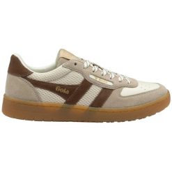 Damskie zamszowe buty sportowe Gola Hawk '83. Białe obuwie sportowe damskie Gola, bez wzorów, z zamszu, bez zapięcia. Za 423.00 zł.