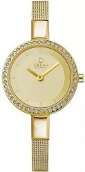 Zegarek damski Obaku Denmark V129LGGMG3 złoty. Żółte zegarki damskie OBAKU, złote. Za 446.40 zł.