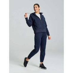 Bluza Z Kapturem Slam Deck Ws Fz Damskie. Niebieskie bluzy damskie SLAM, l, bez wzorów, z bawełny, sportowe, bez ramiączek, z kapturem. Za 489.99 zł.