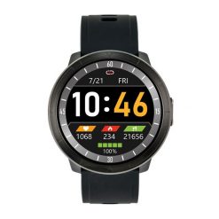 Smartwatch sportowy unisex Watchmark WM18. Czarne krokomierze watchmark. Za 390.73 zł.