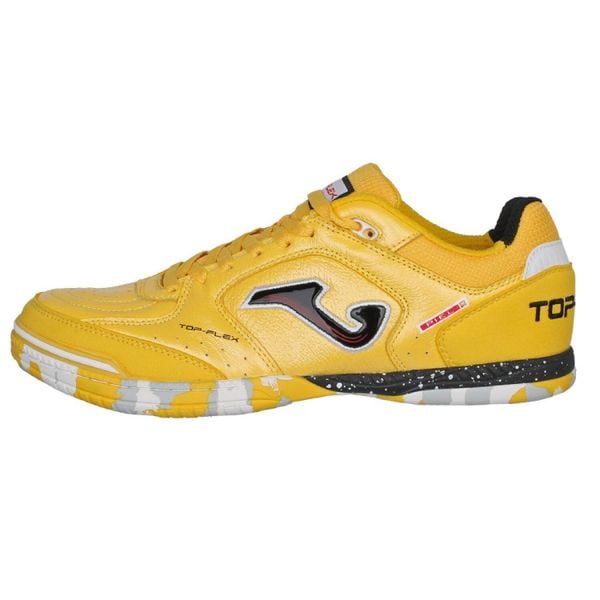 Męskie Skórzane Buty Treningowe Top Flex 2428. Białe buty zimowe męskie Joma, bez wzorów, bez obcasa, bez zapięcia. Za 362.99 zł.