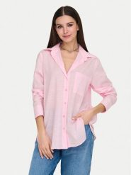 ONLY Koszula Salina 15335255 Różowy Regular Fit. Czerwone koszule damskie ONLY, m, bez wzorów, z bawełny, bez kołnierzyka, bez ramiączek. Za 119.99 zł.