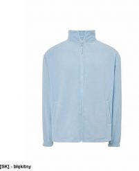 JHK Bluza z mikropolaru, wykończenie antypilingowe, suwak w kolorze polaru błękitny S. Niebieskie bluzy męskie JHK, m, bez wzorów, z polaru, bez ramiączek, bez kaptura. Za 55.18 zł.