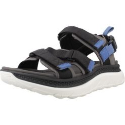 Sandały GEOX U SPHERICA ACTIF X S Szary. Czarne sandały męskie Geox, bez wzorów, z syntetyku, bez zapięcia. Za 330.99 zł.