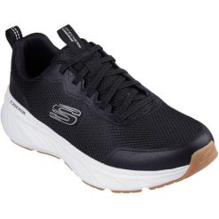 Buty sportowe męskie Skechers Edgeride Rekze. Czarne buty sportowe męskie Skechers, bez wzorów, bez zapięcia. Za 390.00 zł.