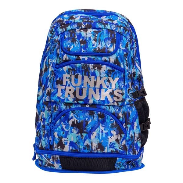 Plecak sportowy FUNKY TRUNKS Elite Squad You Messer. Niebieskie plecaki męskie Funky Trunks, bez wzorów, sportowe. Za 299.00 zł.