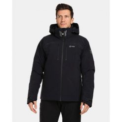 Męska luksusowa kurtka narciarska Kilpi LTD ASTER-M. Czarne kurtki sportowe męskie Kilpi, na zimę, l, bez wzorów, z nylonu, bez kaptura, narciarskie. Za 1,661.41 zł.