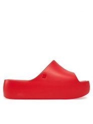 Melissa Klapki Melissa Free Platform Slide Ad 35859 Czerwony. Czerwone klapki damskie Melissa, bez wzorów, z tworzywa sztucznego, bez obcasa, bez zapięcia. Za 419.99 zł.