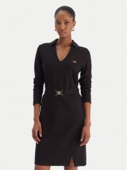 Liu Jo Sukienka codzienna TF5224 JS182 Czarny Regular Fit. Czarne sukienki damskie Liu Jo, na co dzień, xl, bez wzorów, z syntetyku, wizytowe, bez kołnierzyka, bez ramiączek, proste. Za 719.99 zł.