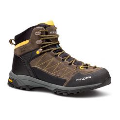Buty trekkingowe męskie wysokie Trezeta ARGO WP brązowe. Brązowe trekkingi męskie Trezeta, z materiału, bez zapięcia. Za 441.92 zł.