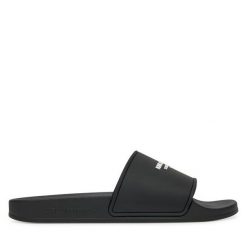 Klapki KARL LAGERFELD. Czarne klapki męskie KARL LAGERFELD, bez wzorów, bez zapięcia. Za 309.99 zł.