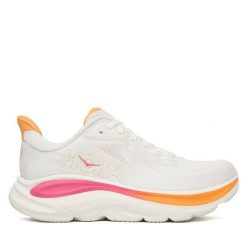 Buty do biegania Hoka. Białe obuwie sportowe damskie HOKA, bez wzorów, bez zapięcia, do biegania. Za 719.99 zł.