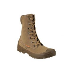 Buty myśliwskie SG120 RESPI. Brązowe buty sportowe męskie SOLOGNAC, bez wzorów, z bawełny, przed kolano, bez zapięcia. Za 149.99 zł.