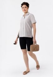 Szorty jeansowe, Slim Fit, E-NEDA. Czarne szorty damskie Volcano, bez wzorów, z bawełny, klasyczne. Za 149.99 zł.