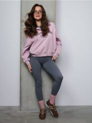 Prążkowane legginsy z wysokim stanem - niebieski. Niebieskie legginsy damskie Sinsay, bez wzorów, prążkowane. Za 39.99 zł.