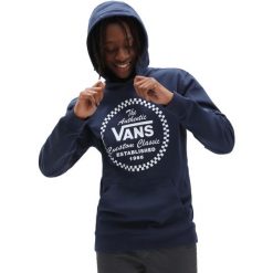 Bluza z kapturem Vans Athletic, Mężczyźni. Niebieskie bluzy męskie Vans, m, bez wzorów, z bawełny, z kapturem. Za 390.00 zł.