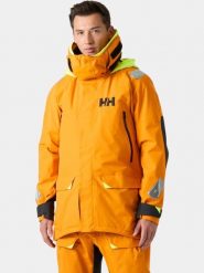Kurtka Żeglarska Męska Helly Hansen Skagen Offshore. Brązowe kurtki męskie Helly Hansen, l, bez wzorów, z materiału, bez kaptura. Za 1,999.00 zł.