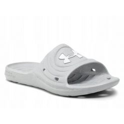 Klapki sportowe basenowe męskie Under Armour UA Locker IV. Szare klapki męskie Under Armour, bez wzorów, bez zapięcia. Za 129.00 zł.