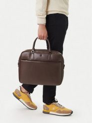 Beverly Hills Polo Club Torba na laptopa CWBEO-BHPC-L-016-07 Brązowy. Brązowe torby na laptopa damskie Beverly Hills Polo Club, bez wzorów, ze skóry. Za 219.99 zł.