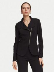 Rinascimento Marynarka CFC0130203003 Czarny Slim Fit. Czarne marynarki i żakiety damskie Rinascimento, bez wzorów, z syntetyku, bez kołnierzyka, bez ramiączek. Za 609.99 zł.
