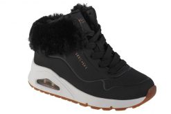Buty SKECHERS 310539L UNOFALL AIR Czarny. Czarne obuwie trekkingowe damskie Skechers, z materiału, bez zapięcia. Za 289.99 zł.