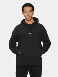 HUGO Bluza Nalonso 50522374 Czarny Regular Fit. Czarne bluzy męskie Hugo, m, bez wzorów, z bawełny, bez ramiączek, bez kaptura. Za 289.99 zł.