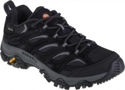 Merrell Merrell Moab 3 GTX J036253 Czarne 44,5. Czarne buty sportowe męskie Merrell, bez wzorów, bez zapięcia. Za 573.48 zł.