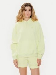 New Balance Bluza WT41537 Zielony Relaxed Fit. Zielone bluzy damskie New Balance, xs, bez wzorów, z bawełny, bez ramiączek, bez kaptura. Za 369.99 zł.