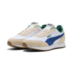 Sneakersy unisex R78 Lightwind Retro Run PUMA. Białe obuwie sportowe damskie Puma, bez wzorów, bez zapięcia. Za 239.00 zł.