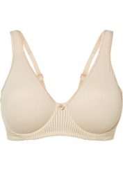 Biustonosz minimizer z wyściełanymi ramiączkami. Brązowe biustonosze bonprix, bez wzorów. Za 69.99 zł.