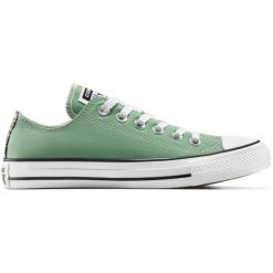 Buty sportowe Converse Chuck Taylor All Star. Zielone obuwie sportowe damskie Converse, bez wzorów, bez zapięcia. Za 390.00 zł.