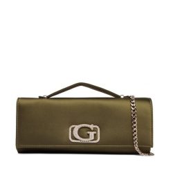 Torebka Guess. Zielone torebki do ręki damskie Guess, z aplikacjami, bez dodatków. Za 639.99 zł.