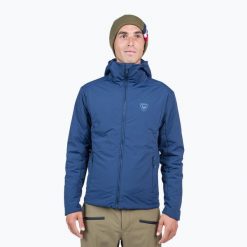 Kurtka ocieplana męska Rossignol Opside Hoodie. Niebieskie kurtki męskie Rossignol, na zimę, m, bez wzorów, sportowe, bez kaptura. Za 789.99 zł.