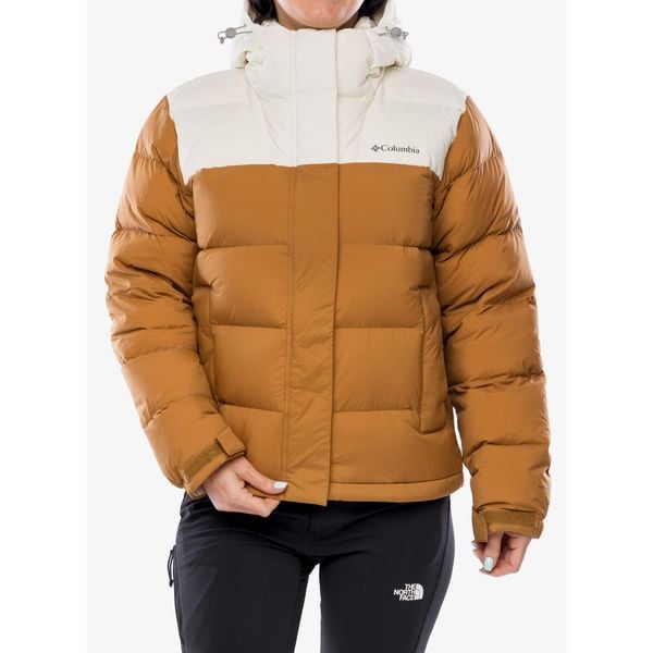 Kurtka puchowa damska Columbia Bulo Point II Down Jacket. Brązowe kurtki sportowe damskie Columbia, s, bez wzorów, z puchu, bez ramiączek, bez kaptura, trekkingowe. Za 809.99 zł.