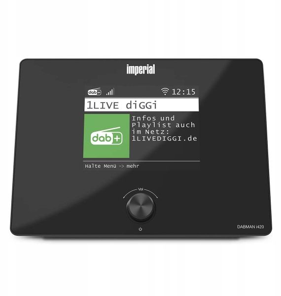 Radio Imperial internetowe DABMAN i420 DAB+ FM BT USB czarne. Czarne radia Imperial. Za 453.91 zł.