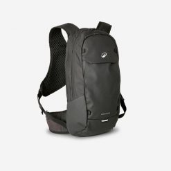 Plecak z bukłakiem na rower MTB Rockrider 12 l / 2 l wody. Czarne plecaki męskie ROCKRIDER, bez wzorów, z materiału. Za 269.99 zł.