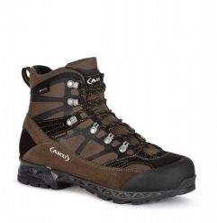 Buty trekkingowe męskie Aku M'S TREKKER PRO GTX, brown/ black, 41.5. Brązowe trekkingi męskie Aku, bez zapięcia. Za 756.25 zł.