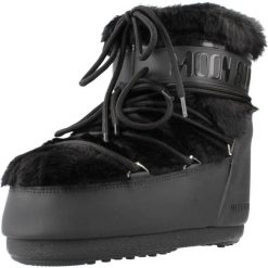 Buty MOON BOOT MB ICON LOW FAUX FUR Czarny. Czarne obuwie trekkingowe damskie Moon Boot, bez zapięcia. Za 1,087.99 zł.