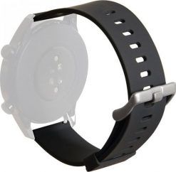 Puro PURO ICON Multibrand Wristband Uniwersalny pasek smartwatch 20 mm (S/M M/L) (czarny). Czarne zegarki smartwatch PURO, bez wzorów. Za 92.50 zł.