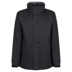 Wodoodporna Wiatroszczelna Kurtka Męska Beauford (izolacja Thermoguard). Czarne kurtki męskie Regatta, m, bez wzorów, sportowe, bez kaptura. Za 314.99 zł.